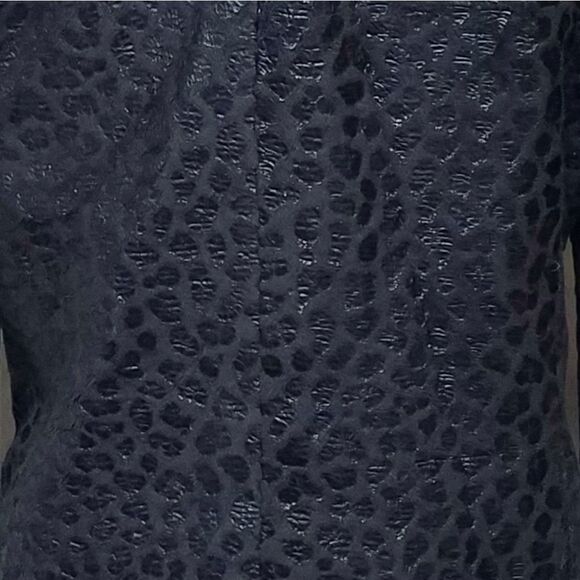 VINTAGE 90s Erin London Black Vegan Leather Jacket - Picture 9 of 11